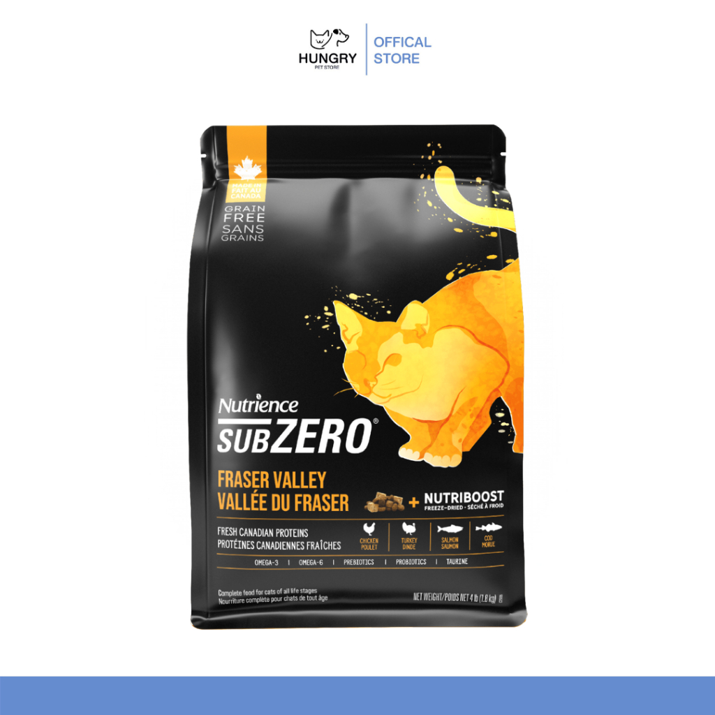 [พร้อมส่ง❗️] แบ่งขาย Nutrience อาหารแมว SUBZERO Fraser Valley Cat Grain Free 450g🐱| แมวหิว