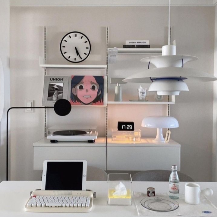 [พร้อมส่ง]𝙈𝙞𝙣𝙞𝙢𝙖𝙡 𝙒𝙖𝙡𝙡 𝘿𝙚𝙨𝙠 โต๊ะทำงานติดผนังพร้อมชั้นวางของ สไตล์มินิมอล ประหยัดพื้นที่ เหมาะคอนโด ห้องทำงาน โฮมออฟฟิศ - รูปที่ 2