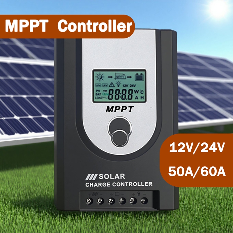 MPPT โซล่าชาร์จเจอร์ Solar Inverter 60A solar charge controller airconditioner โซลาร์ คอนโทรลเลอร์