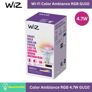WiZ Color Ambiance หลอดไฟอัจฉริยะ เปลี่ยนสีได้ 16 ล้านสี 4.7…
