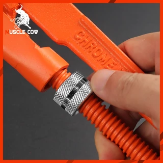 MUSCLE COW ประแจจับแป๊ปขาคู่ 3/4", 1", 1.5", 2", 3", 4" คีมและเครื่องมือประปาคุณภาพสูง