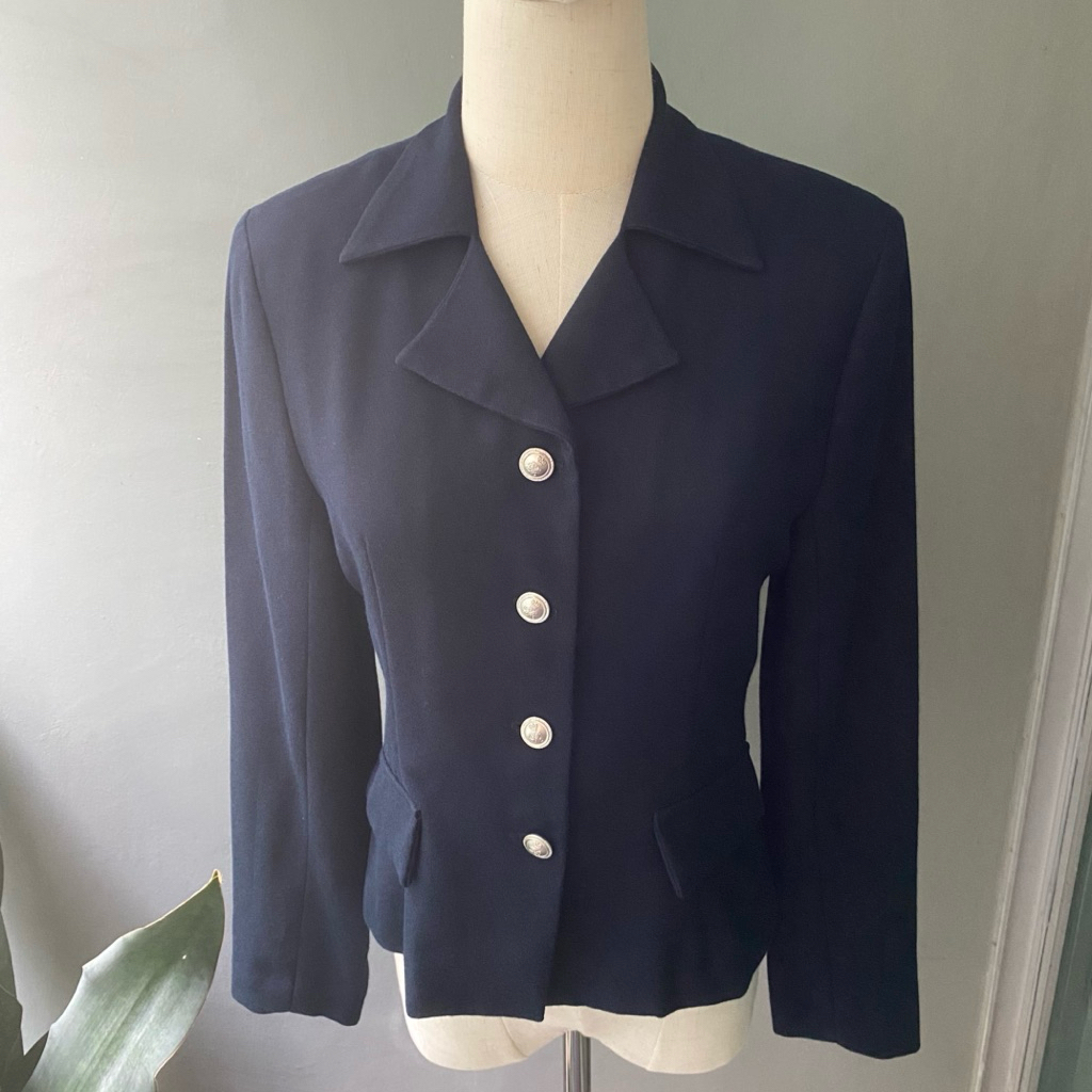 Vintage Cecelia patterned blazer size 8