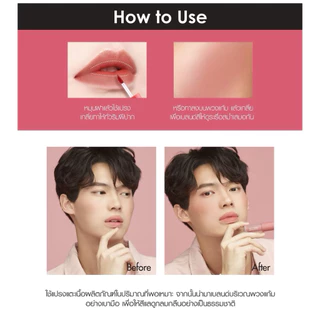 Cathy Doll มินิ ลิปแมทท์ ทาปากและแก้ม Mini Lip & Cheek Nude Matte Tint เคที่ดอลล์ สีชัด 2.1 กรัม