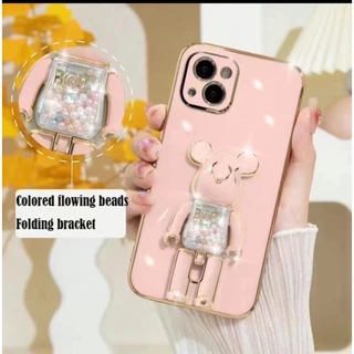 เคสหมุนได้ สำหรับ OPPO A6T A6 A6X A5X น้องหมี ขาตั้งได้ ฝาหลัง แบบนิ่ม น่ารัก เคสสีสวย พลาสเทล น้องหมีสุดน่ารัก E7