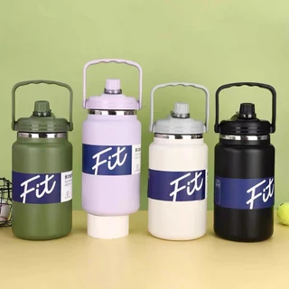 แก้วเก็บอุณหภูมิ กระติกน้ำ แสตนเลส304 ขนาด 1.5L/2L/2.5L แก้วไหญ่ อย่างดี กระติกน้ำแข็ง เก็บความเย็นได้ดขวดน้ำ พกพา กลางแ