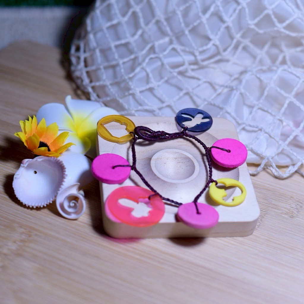 สร้อยข้อมือเชือกถัก💖A029