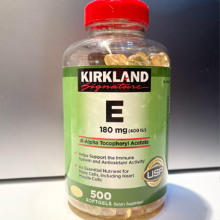 ของแท้100%เท่านั้น🔥🔥Exp.12/2028 Kirkland Vitamin E 500 เม็ด