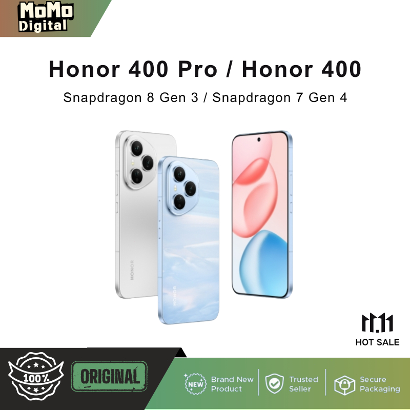 Honor 400 Pro Snapdragon 8 Gen 3 / Honor 400 Snapdragon 7 Gen 4 | Honor 400 Series