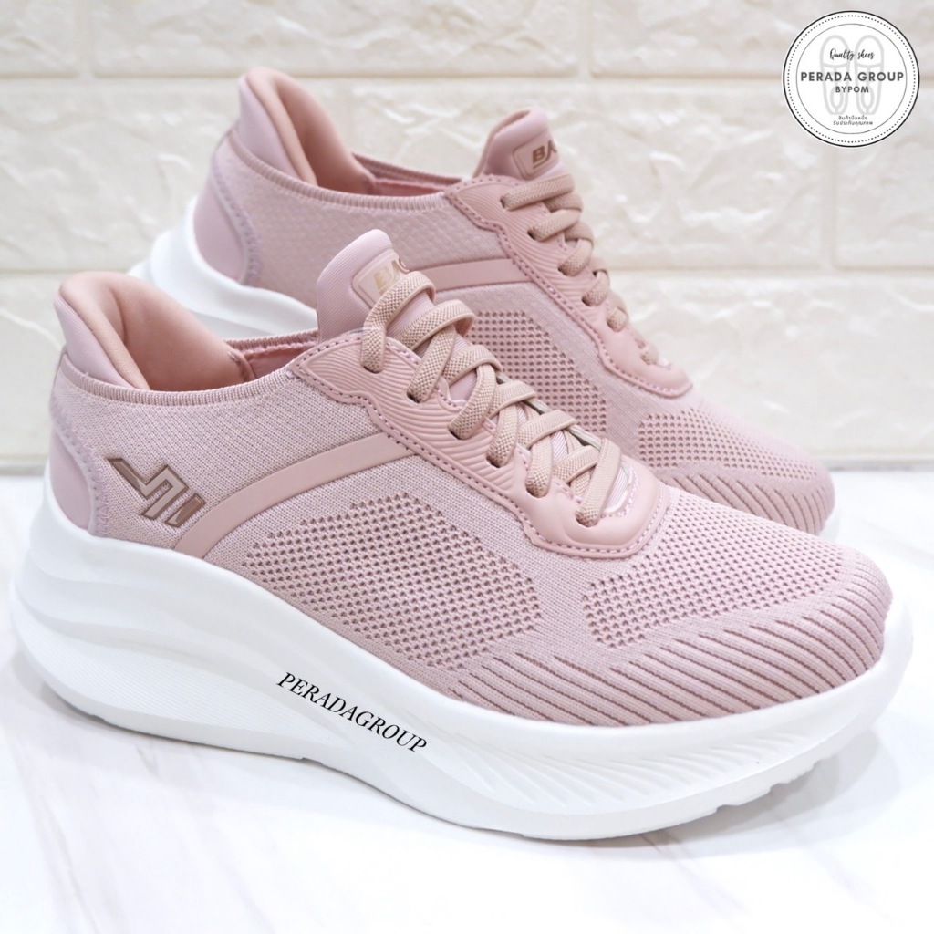 baoji แท้💯% พร้อมส่ง รองเท้าผ้าใบเสริมส้น ผ้าใบสลิปออน สูง 6 เซน รุ่น BJW1151 ไซส์ 37-41 - รูปที่ 4