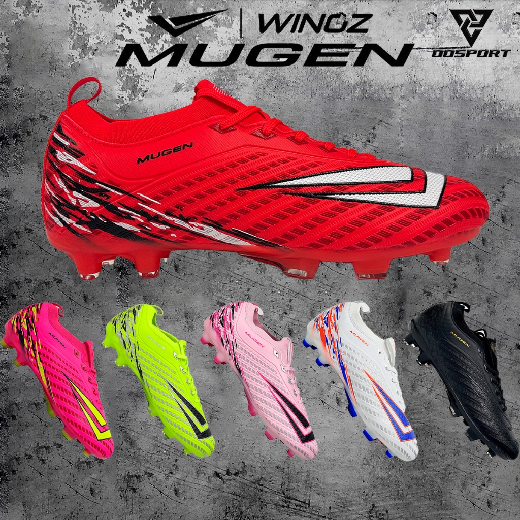 Wingz MUGEN รองเท้าสตั๊ด มูเก็น รุ่น รองท็อป หนังสังเคราะห์ ขนาด 35 - 45