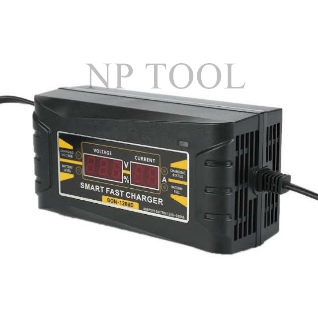 NP-195 เครื่องชาร์จแบตเตอรี่  รุ่น Suoer  Son-1206D ชาร์จเต็มแล้วตัดอัตโนมัต