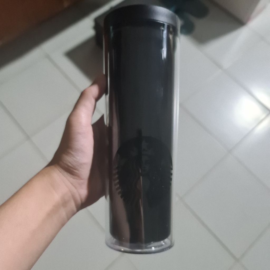 ของใหม่!! starbucks classic black trumble (ตำหนิ)