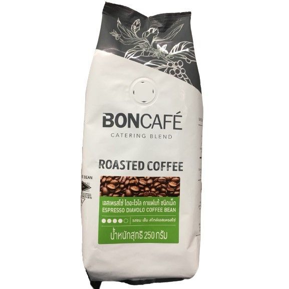 Boncafe Espresso Coffee Bean บอนคาเฟ่ เมล็ดกาแฟคั่ว เอสเพรสโซ่ 250g.