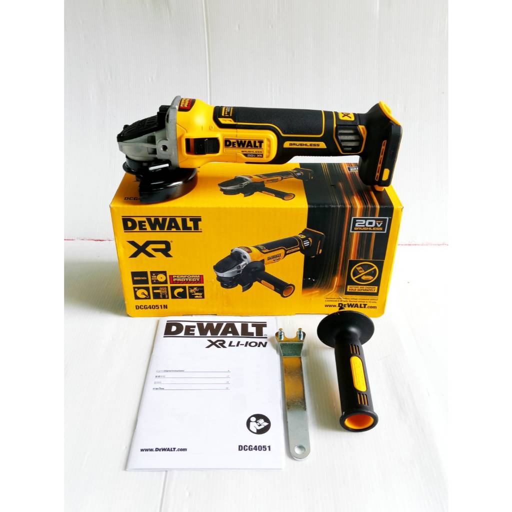 DEWALT หินเจียรไร้สาย20V รุ่น DCG4051N-B1 ( เครื่องเปล่า) รับประกัน 3ปี ของแท้100%