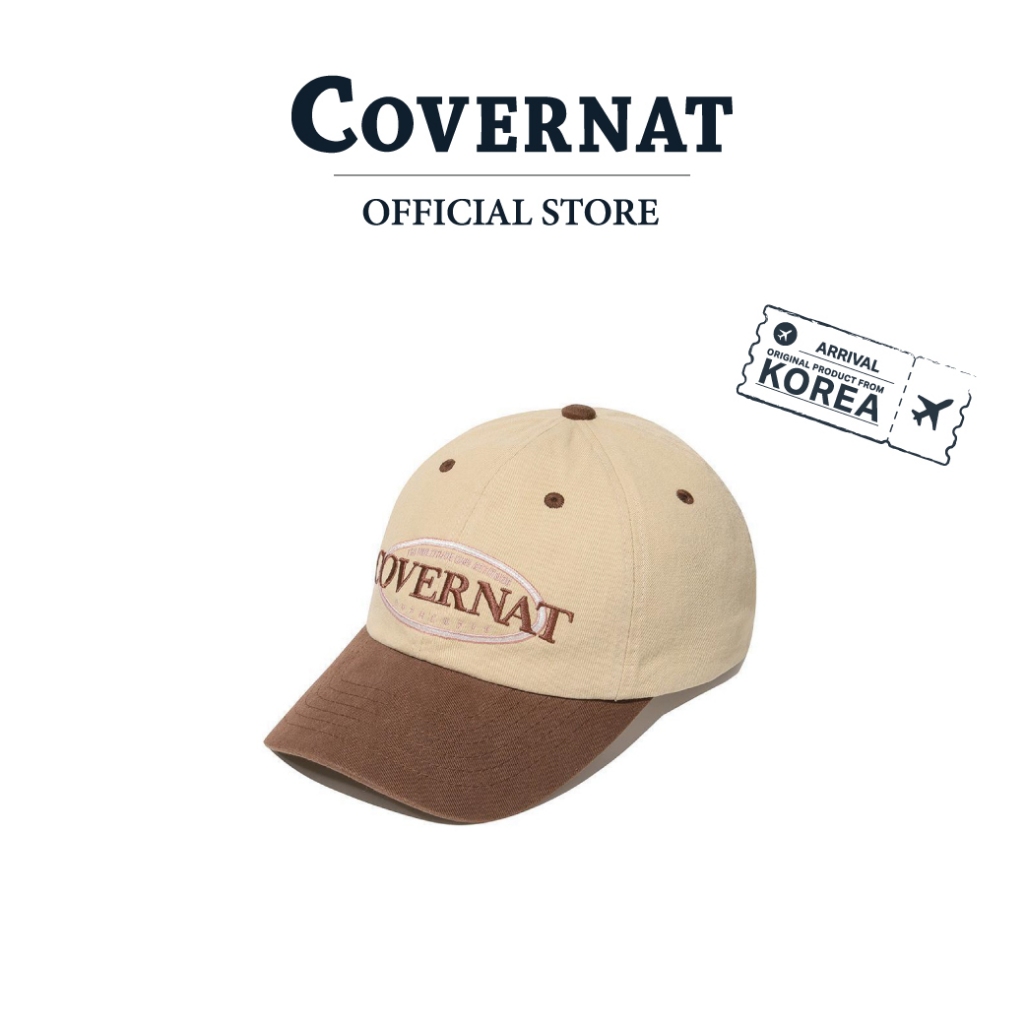 COVERNAT หมวก รุ่น Vintage Logo Ball Cap Brown (70021SVLCAU_U5BRXX)