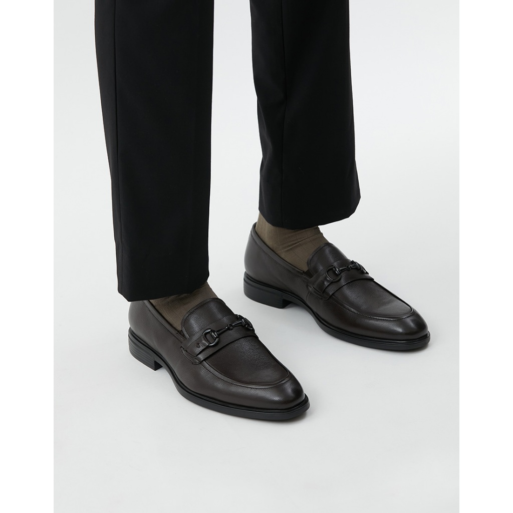 DAPPER لوفر Horsebit جلد — بني — صورة 7