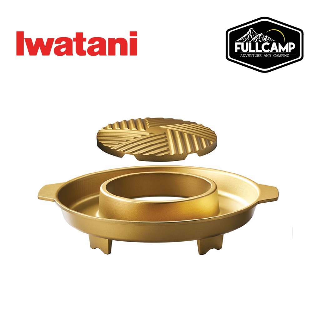 Iwatani Yokubari Nabe กระทะอเนกประสงค์ กระทะแคมป์ปิ้ง กระทะปิ้งย่าง