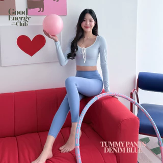 GOOD ENERGY CLUB - TUMMY PANTS[0286] กางเกงออกกำลังกายผู้หญิง เลกกิ้งออกกำลังกาย ยืดตามตัว กางเกงโยคะ (3M-4O)