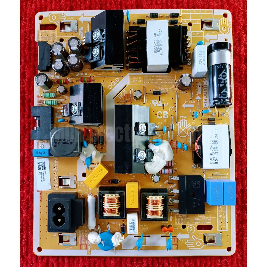 เพาเวอร์ซัพพลายทีวี  SAMSUNG รุ่น UA43TU7000KXXT พาสบอร์ด BN44-01053A