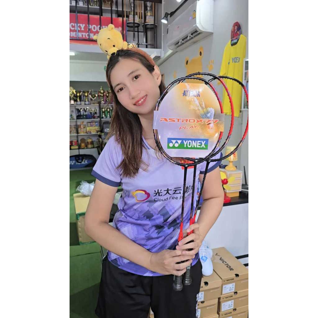 ไม้แบดมินตัน Astrox 77 Play (4U/G5) พร้อมซอง และใบรับประกัน (ไม่รวมเอ็น)