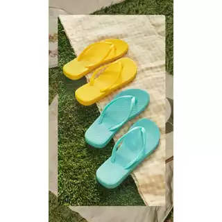 **ส่งด่วนภายในวัน** (มีไซส์ใหญ่ 36-45) รองเท้าแตะหูหนีบ งานเกาหลี สีพาสเทล สีพื้น