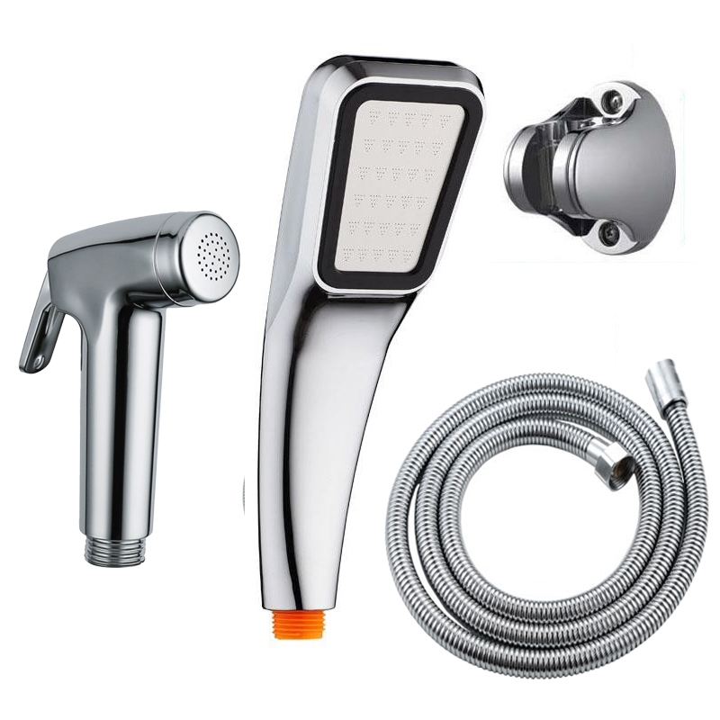 ฝักบัวแรงดัน สูงปรับได้ มีฝักบัว+ที่แขวน+สาย สูงปรับได้ ชุดฝักบัวอาบน้ำ เพิ่มแรงดันน้ำ ให้น้ำเป็นละอองแบบแรง ประหยัดน้ำ