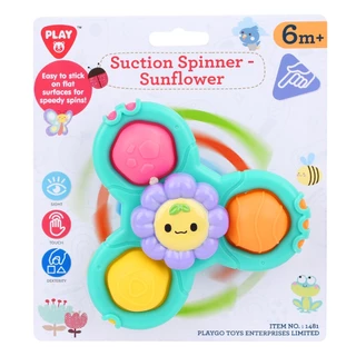 Playgotoys ของเล่นเสริมพัฒนาการ จุ๊บหมุนเจ้าดอกไม้(1481)