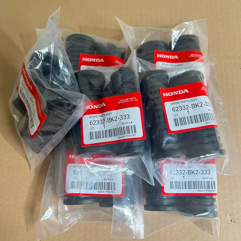 ยางพักเท้าหน้าWaveแท้ ใส่ได้กับเวฟ100 W125R 125S ดรีม100 คุรุท้ายมน ยางแท้