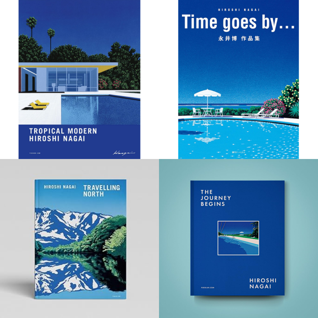 Brand-New Hiroshi Nagai Art Book Collection – Select from 4 Titles: Tropical Modern, Time Goes By, T
