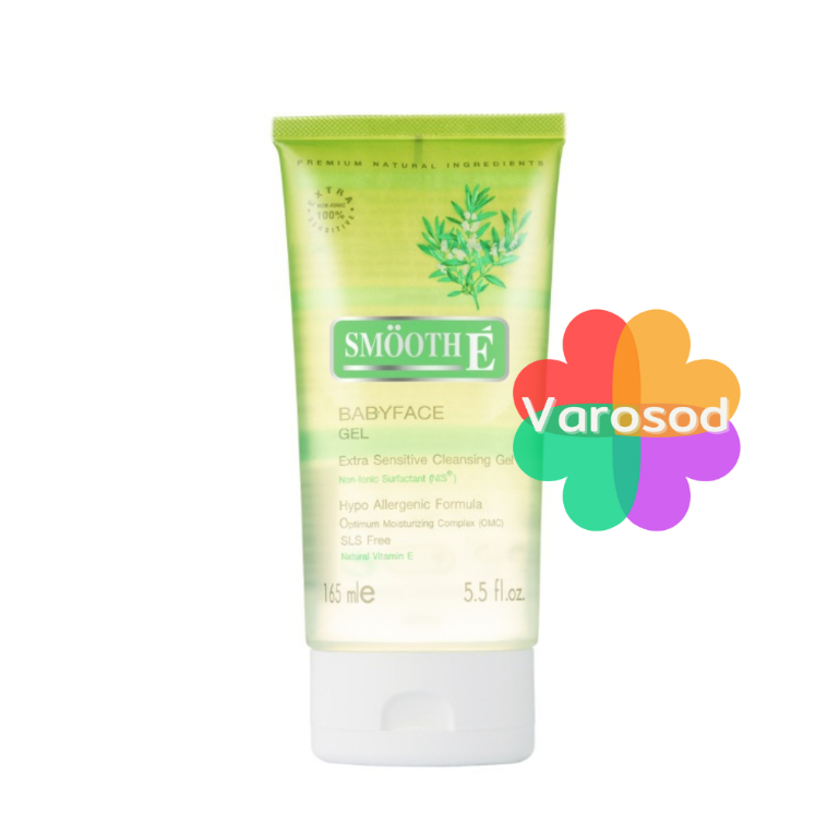 Smooth E Gel เจลล้างหน้า เจล ผิวแพ้ง่าย ไม่มีฟอง หน้าใส ไร้สิว 1.5, 3.3, 5.5 ออนซ์