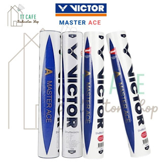 VICTOR ลูกแบดมินตัน รุ่น MASTER ACE ( 1 หลอด 12 ลูก ) ลิขสิท…