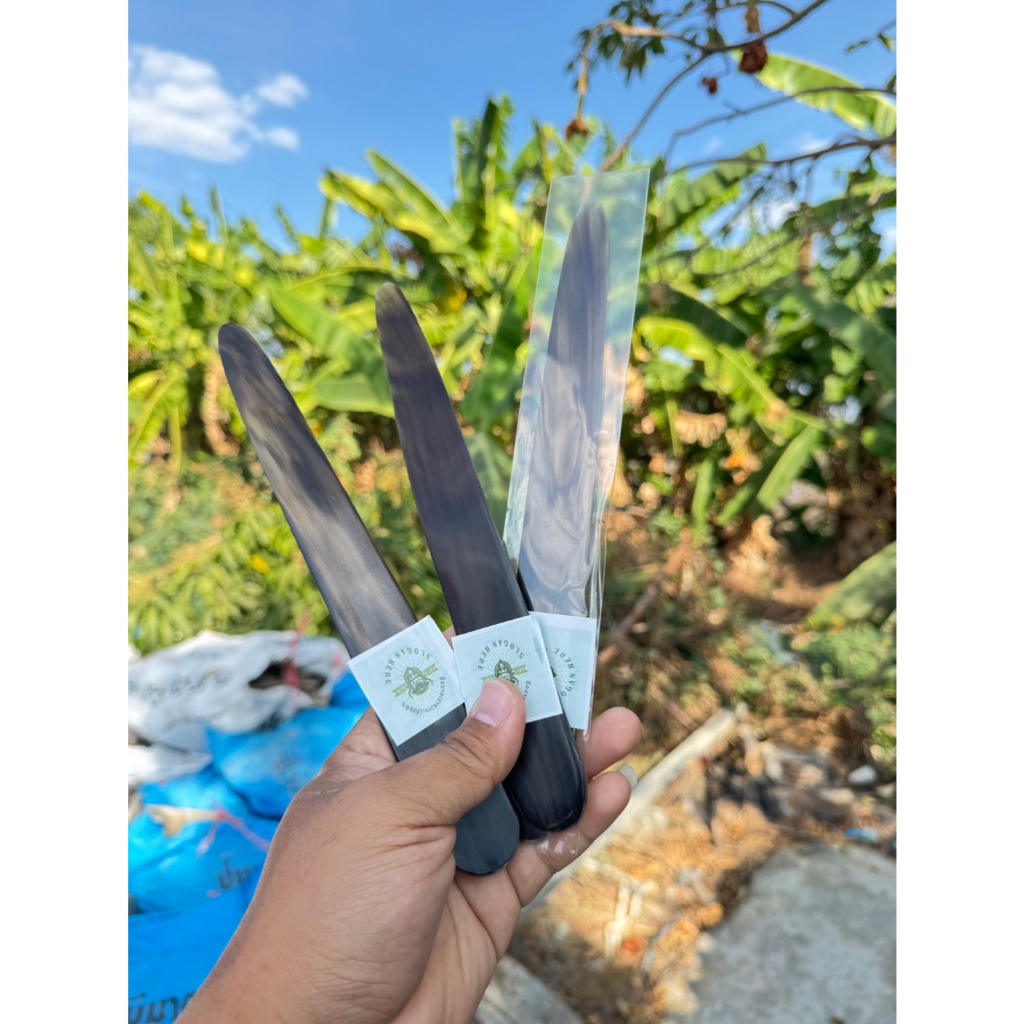 มีดคว้านมะพร้าวน้ำหอมเขาควายขนาด 6-7-8นิ้ว