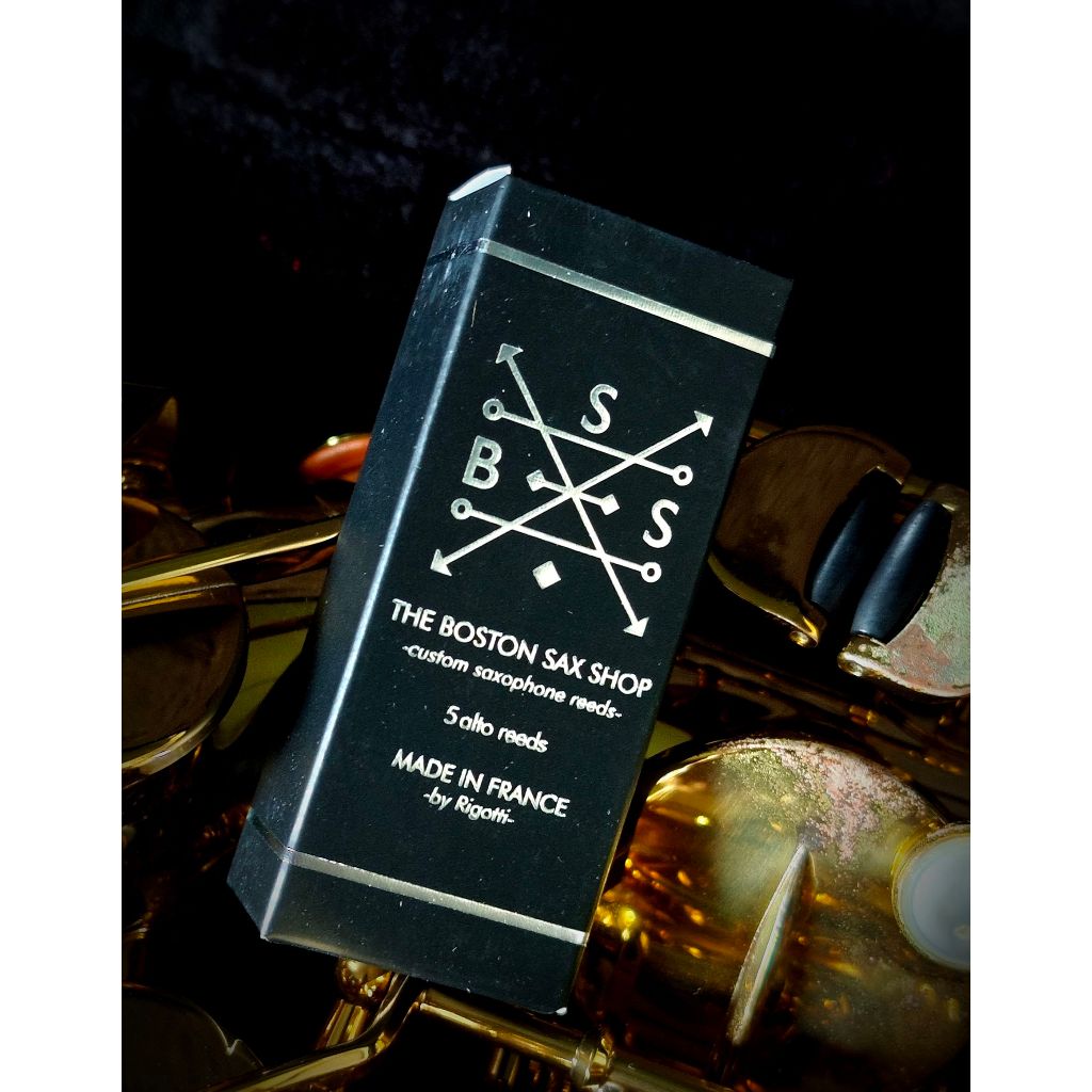 ลิ้นอัลโต้แซกโซโฟนTHE BOSTON SAX SHOP custom alto saxophone reeds Black Label