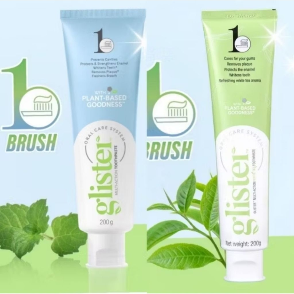 Glister ชาขาว ยาสีฟัน แอมเวย์ กลิสเทอร์ มัลติ แอ็คชั่น ไวท์ ที Amway (รสชาขาว) เป็นโฉมใหม่แล้วนะคะ