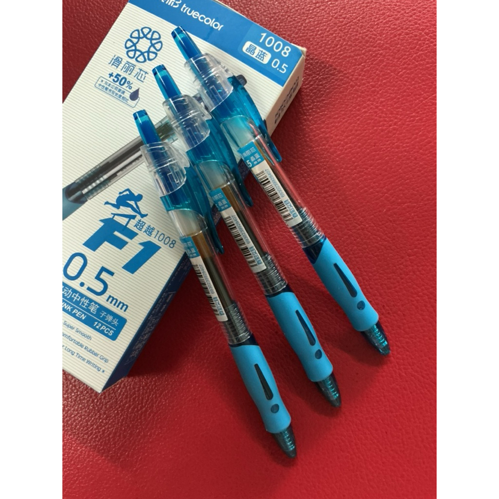 truecolor ปากกาเจล (GEL PEN INK) รุ่น F1 gp1008 หัว 0.5 mm