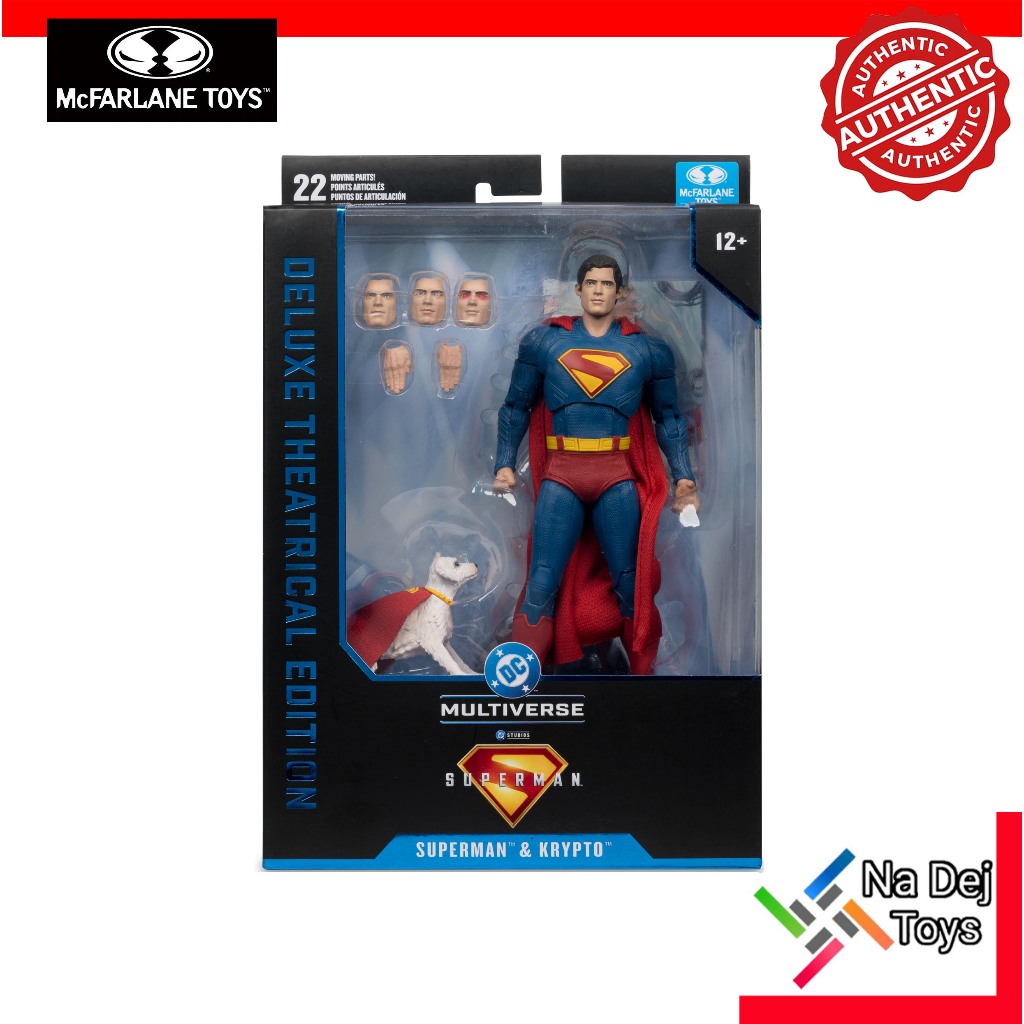Superman & Krypto (2025) DC Multiverse McFarlane Toys 7" Figure ซูเปอร์แมน & คริปโต ดีซีมัลติเวิร์ส 