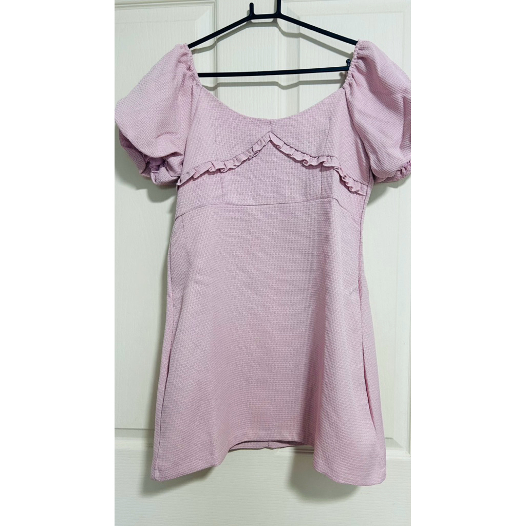 เดรสสั้น ร้าน chushop มือสองสภาพดี