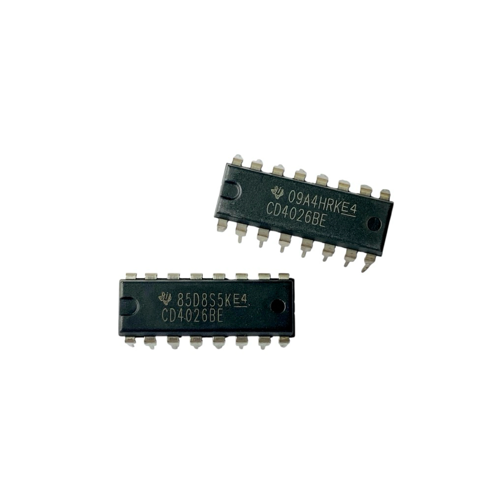 CD4026BE (ราคาต่อ 1ชิ้น) IC ขาDip 16 ขา มีสินค้าพร้อมส่งในไทย