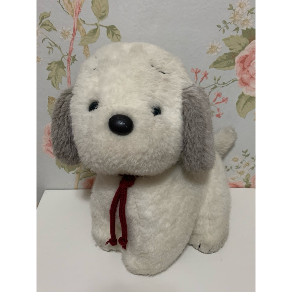 ตุ๊กตาน้องหมาเชือกแดง อุเมะกิชิ Umekichi Dog ขนาด 28cm