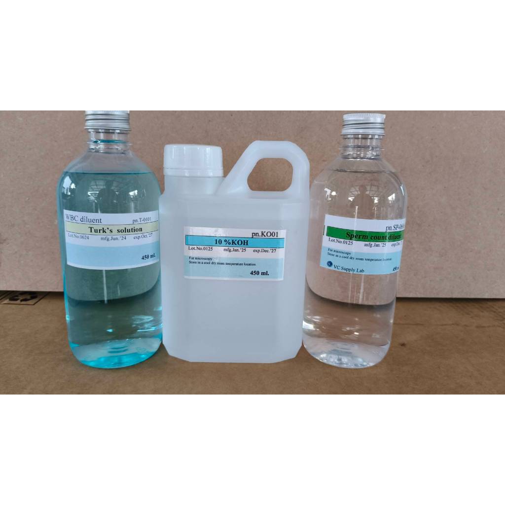 Sperm Count , TURK SOLUTION , WBC , RBC , PLT , 10%KOH , 30%KOH , PLATLET COUNT