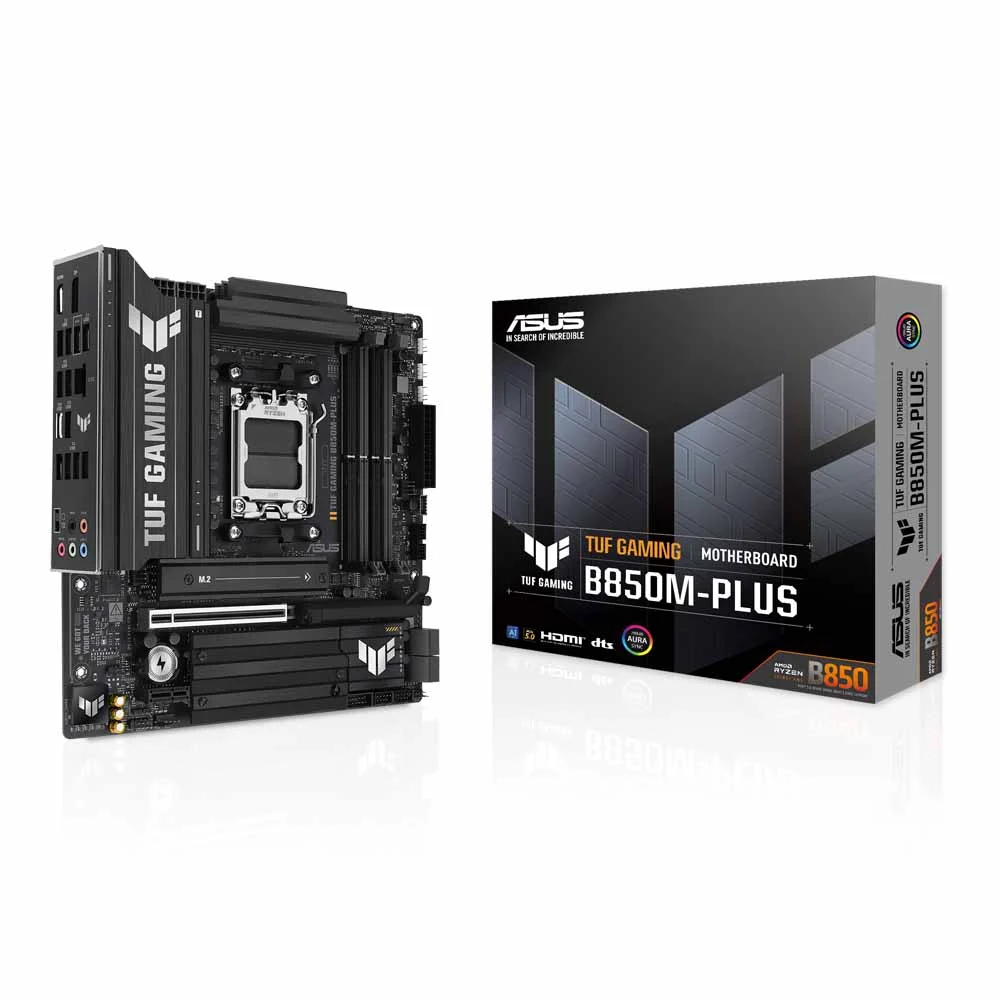 MAINBOARD (เมนบอร์ด) ASUS TUF GAMING B850M-PLUS (AMD SOCKET AM5 DDR5 MICRO-ATX)