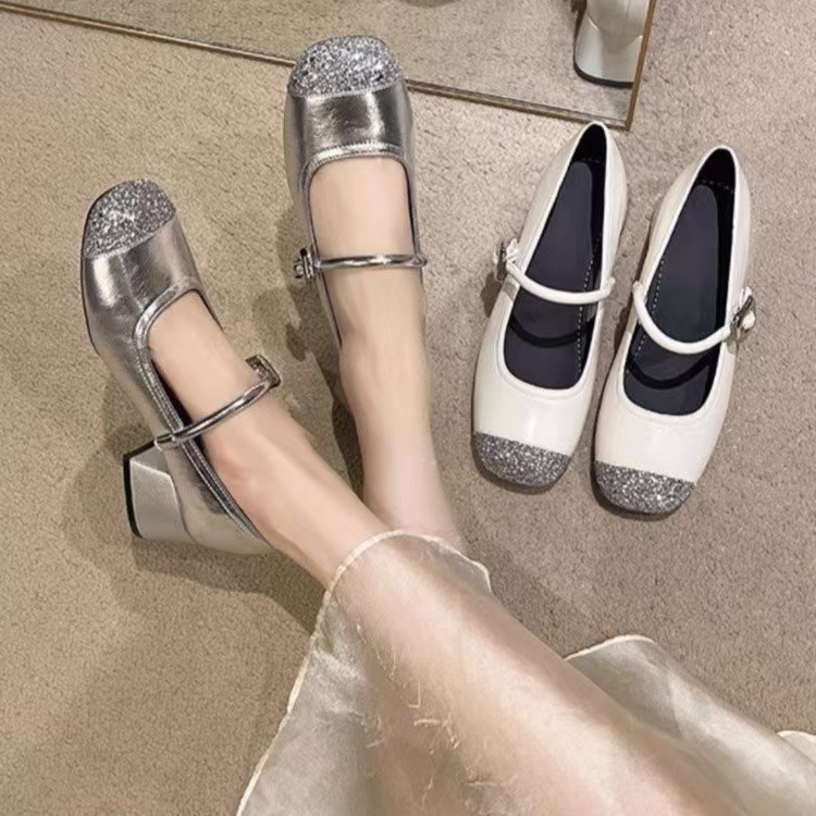 Charming missx รองเท้าแมรี่เจนทรงใหม่สไตล์ผู้ดีอังกฤษส้นหนาสวยดูแพง รุ่น BR505
