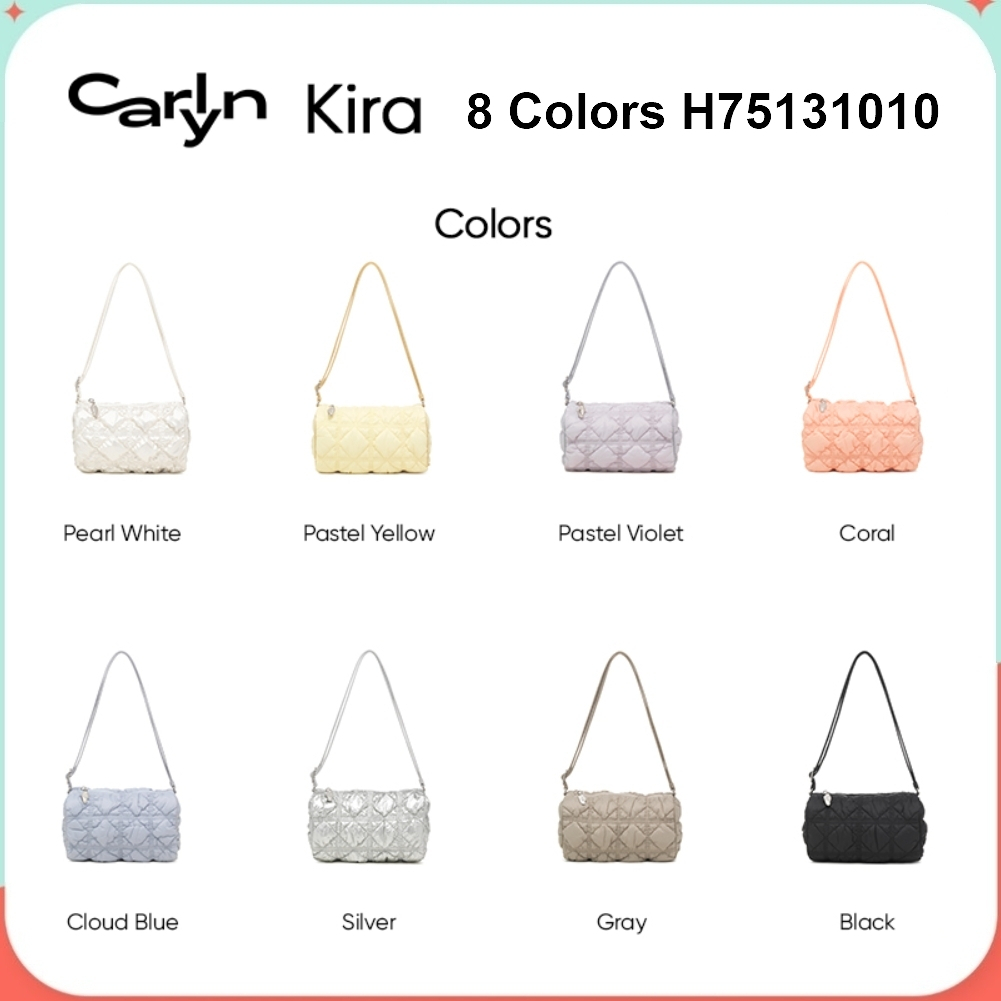 Carlyn Kira 8 Colors H75131010 (Black, Gray, Silver, Cloud Blue, Coral, Pastel Violet, Pastel Yellow, Pastel White)