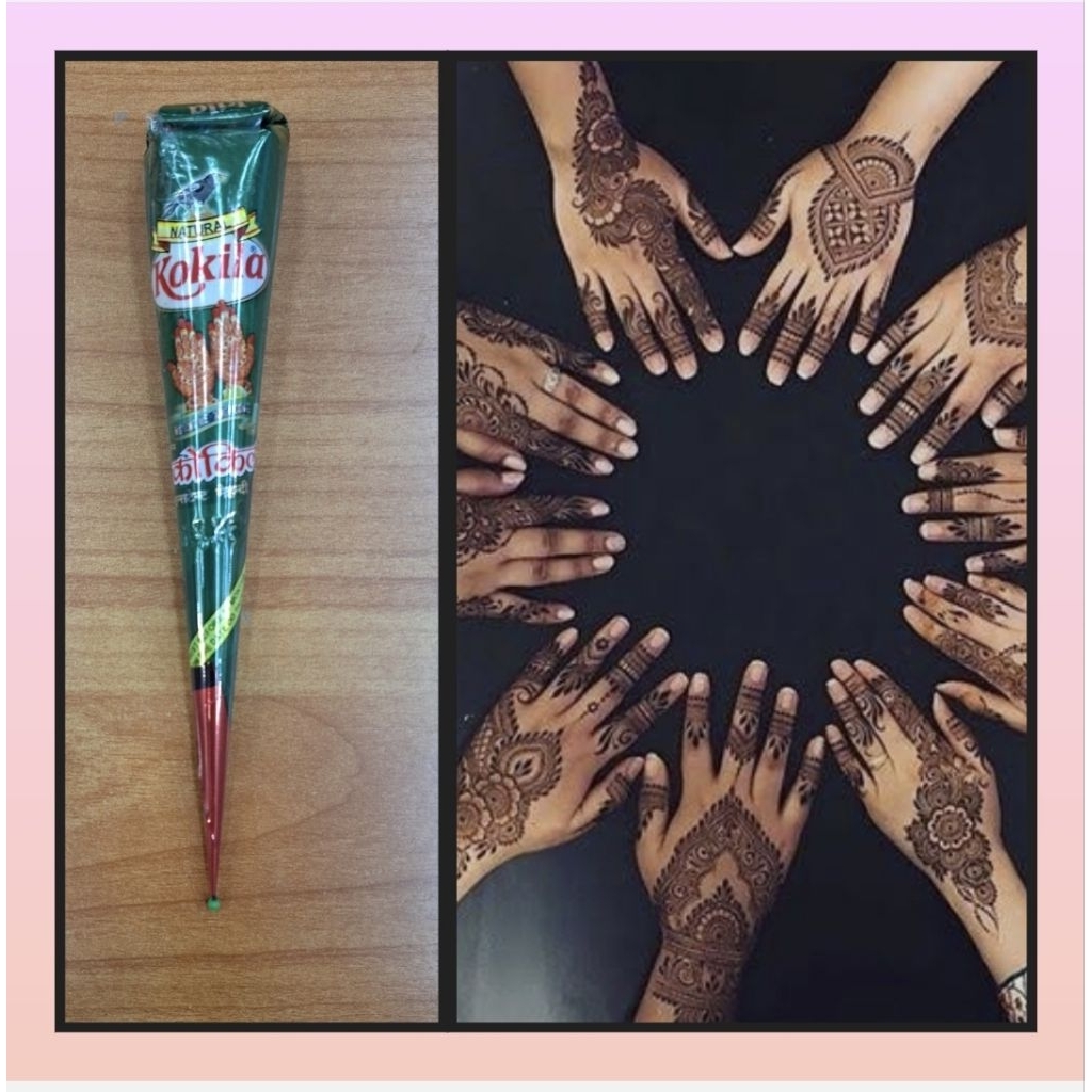 natural henna body paint henna tattoo good colour สีเฮนน่าธรรมชาติสำหรับร่างกาย รอยสักเฮนน่า สีสวย