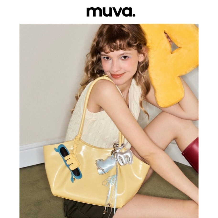 Muva Strap Tote Bag ของแท้ 100% กดจาก official Muva