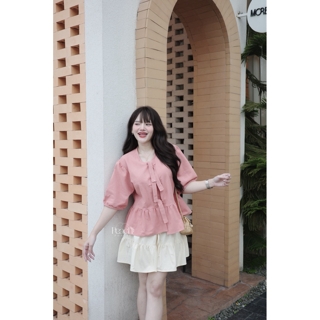 ชุดเซท Smoothie Yogurt เนื้อผ้าฝ้าย2 ชิ้น