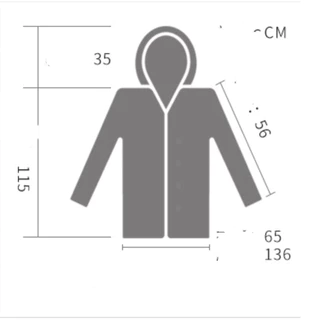 kingshopping（140）เสื้อกันฝน EVA เสื้อกันฝนผู้ใหญ่ คุณภาพดี น้ำหนัก140 กรัม