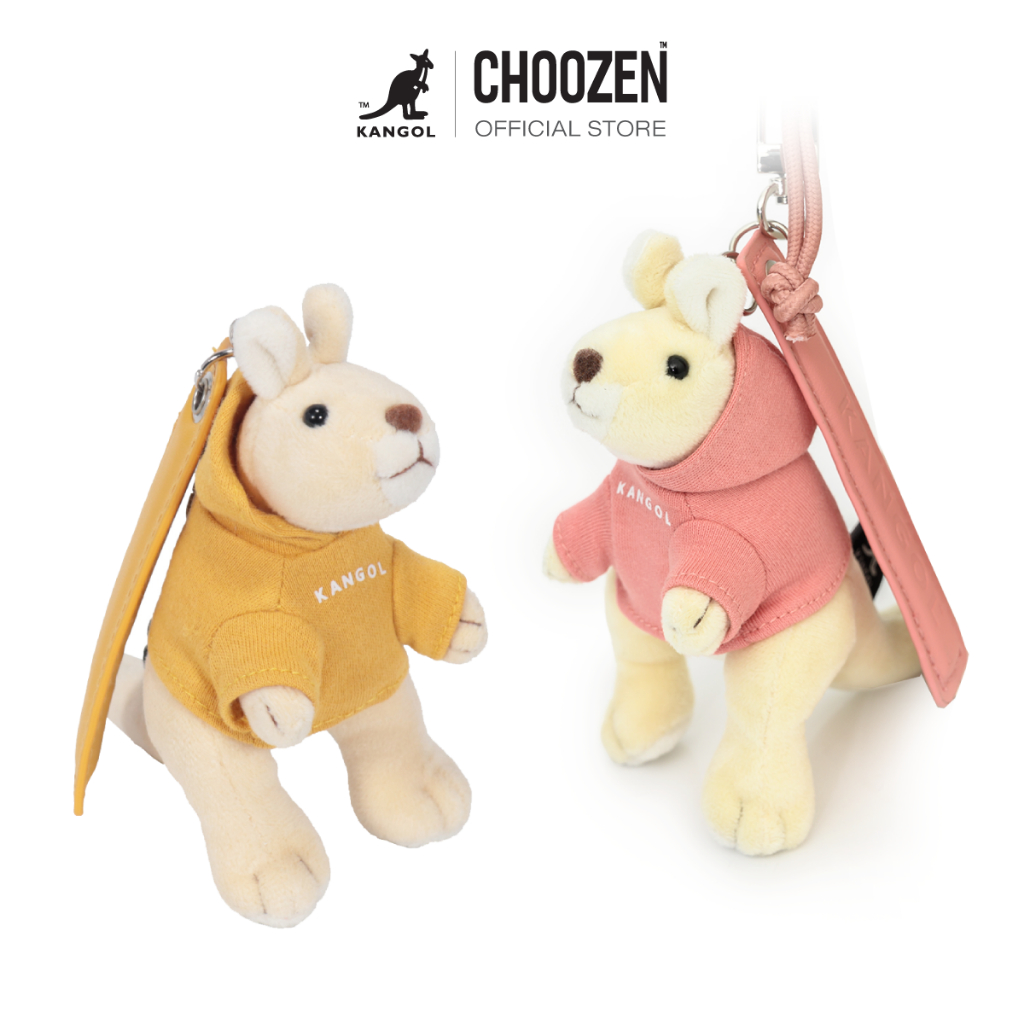 KANGOL Keyring พวงกุญแจห้อยกระเป๋า Kangaroo Charm สีชมพู , สีเหลือง 63551860