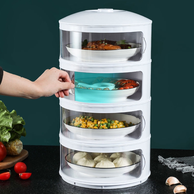 LUXIE HX616 ชั้นเก็บอาหาร คอนโดเก็บอาหาร ที่ใส่กับข้าว สไลด์เปิด-ปิด เก็บอุณหภูมิ ถนอมอาหาร