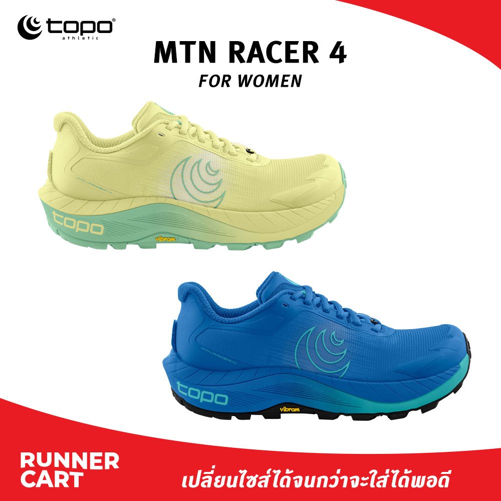 TOPO WOMEN MTN RACER 4 รองเท้าวิ่งเทรล